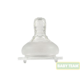 Соска силіконова антиколікова для пляшечок з широким горлом