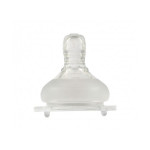 Соска силіконова антиколікова для пляшечок з широким горлом