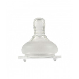 Соска силіконова антиколікова для пляшечок з широким горлом