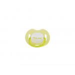 Пустушка силіконова ортодонтична з ковпачком та кільцем, що світиться вночі