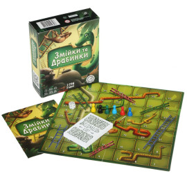 Гра настільна Змійки і драбинки