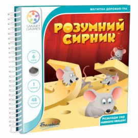 Гра настільна "Дорожня магнітна гра "Розумний сирник"