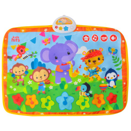 Килимок муз. Kids Hits  арт. KH04-001 Дитячий концерт, батар.  комплект, голоси тварин, муз.інструменти, мелодіі, пісня, р-р килимка 70*50, короб. 38*26*4см