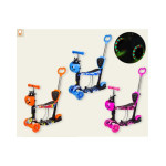 Самокат дитячий 4-х коліс. SC20482 5 в 1, mix 5 кольорів, колеса PU зі світлом