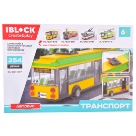 Конструктор IBLOCK арт. PL-921-377 ТРАНСПОРТ Автобус  254 дет. Конструктор IBLOCK арт. PL-921-377 ТРАНСПОРТ Автобус  254 дет.