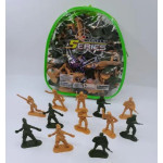 Військовий набір арт. 226-9  13військових, валіза 16*18*6см Військовий набір арт. 226-9  13військових, валіза 16*18*6см