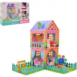 Будинок арт. 0588-18 конструктор, меблі, аксес, короб. 36,5*28*7,5 см