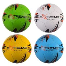 М'яч футбольний FP2104 Extreme Motion №5,PAK PU,410 гр,руч.зшивка,камера PU