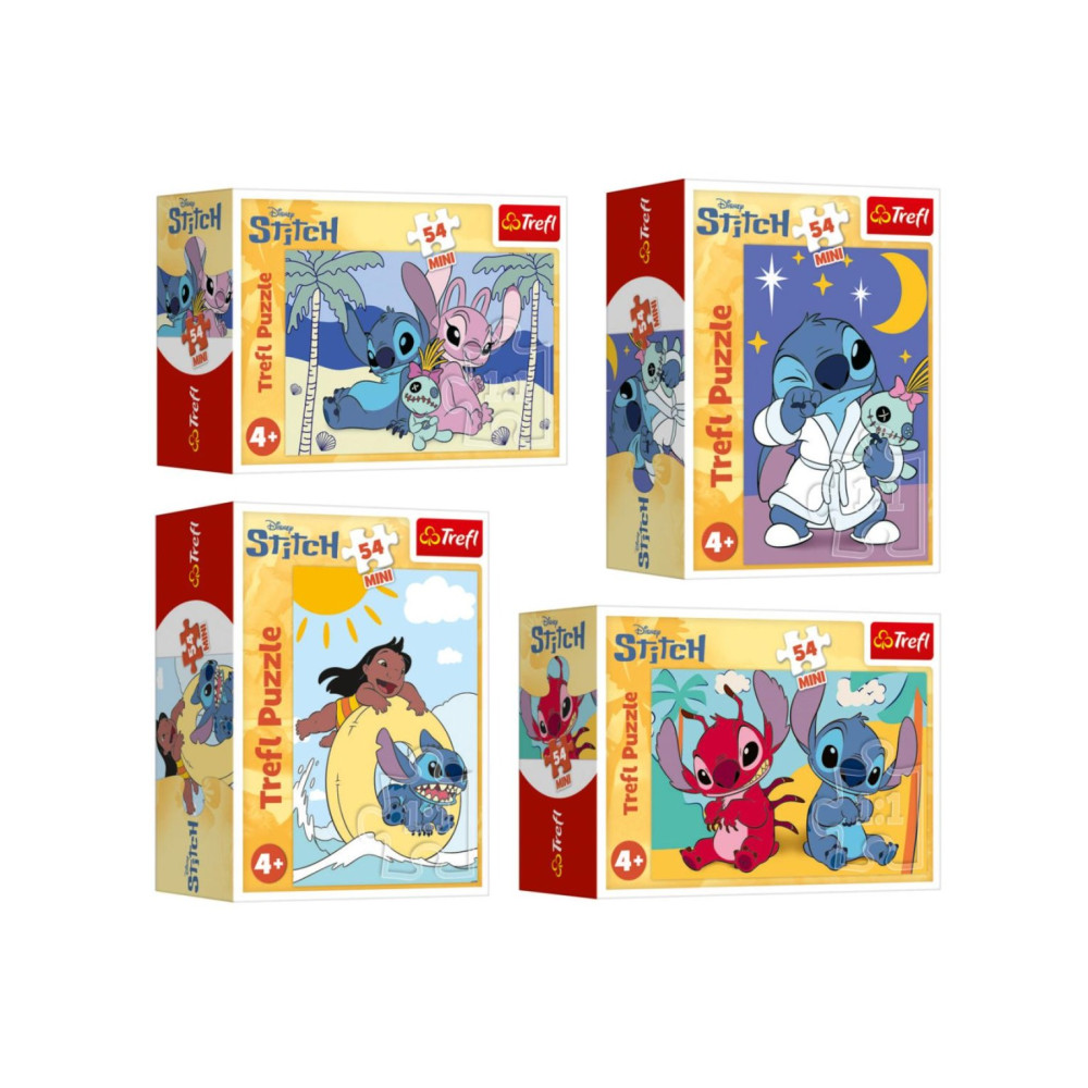 Пазли 54 елем. Mini Стіч і його світ/ Disney Лило і Стіч / ТМ Trefl