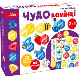 Гра настільна ЧУДОкамінці, в кор. 24*18*4см, ТМ Ludum, Україна
