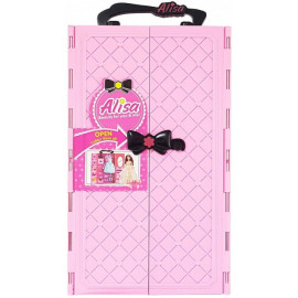 Меблі для ляльок «Гардероб» ( з одягом)