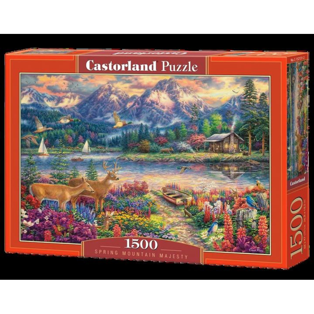 Пазл Castorland, C-152131, Весняна гірська величність, 1500 деталей