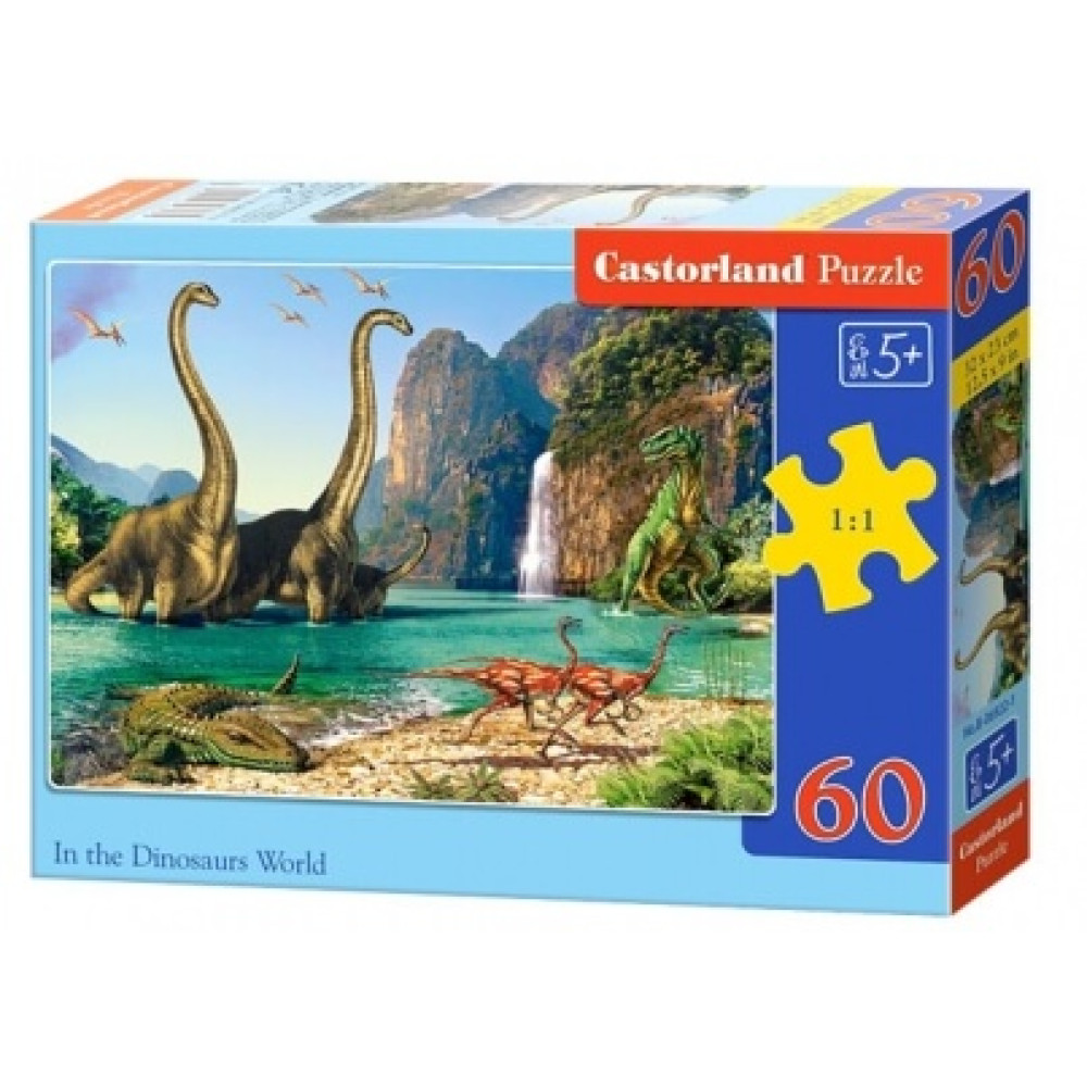 Пазл Castorland 60 елм., Динозаври