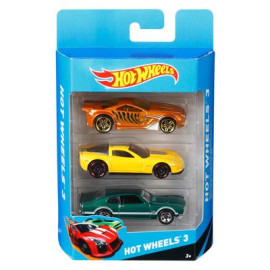 Набір з 3-х базових машинок Hot Wheels (в ас.)
