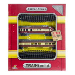 1601B-5B Паровоз з вагоном