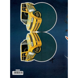 Розмальовка з завданнями  114 наліпок А4: Гонки (у)