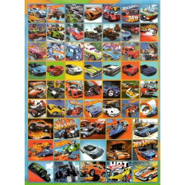 Розмальовка з завданнями  114 наліпок А4: Гонки (у)