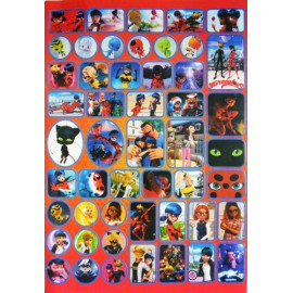 Розмальовка 100 наліпок А4: Леди Баг (у)