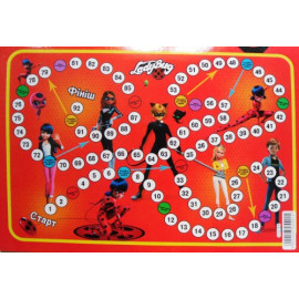 Розмальовка 100 наліпок А4: Леди Баг (у)