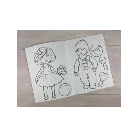 Водні розмальовочки великі: Для дівчаток (у)