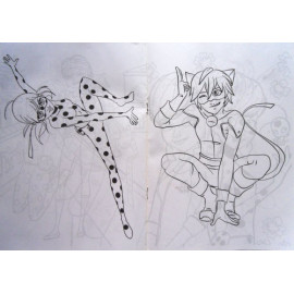 Розмальовка  А4: Леди Баг