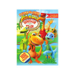 Розмальовка 100 наліпок А4: Діно