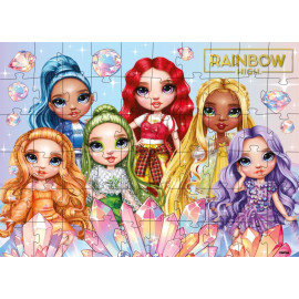 Гра-головоломка. Набір пазлів Rainbow High Creative Crystals, 60 елементів