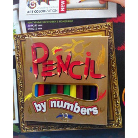 Набор твор. "Pencil by numbers" 10в. №PBN-01-02
