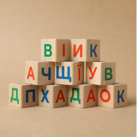 Дерев'яні кубики 