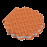 Блокнот CHOCOLATE WAFFLE, 90х90мм, 80 арк., нелінований, ароматизована Soft touch обкладинка, KIDS Line