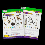 Картон кольоровий, А4, 10 кольорів - 10 аркушів, 230г/м2, KIDS Line