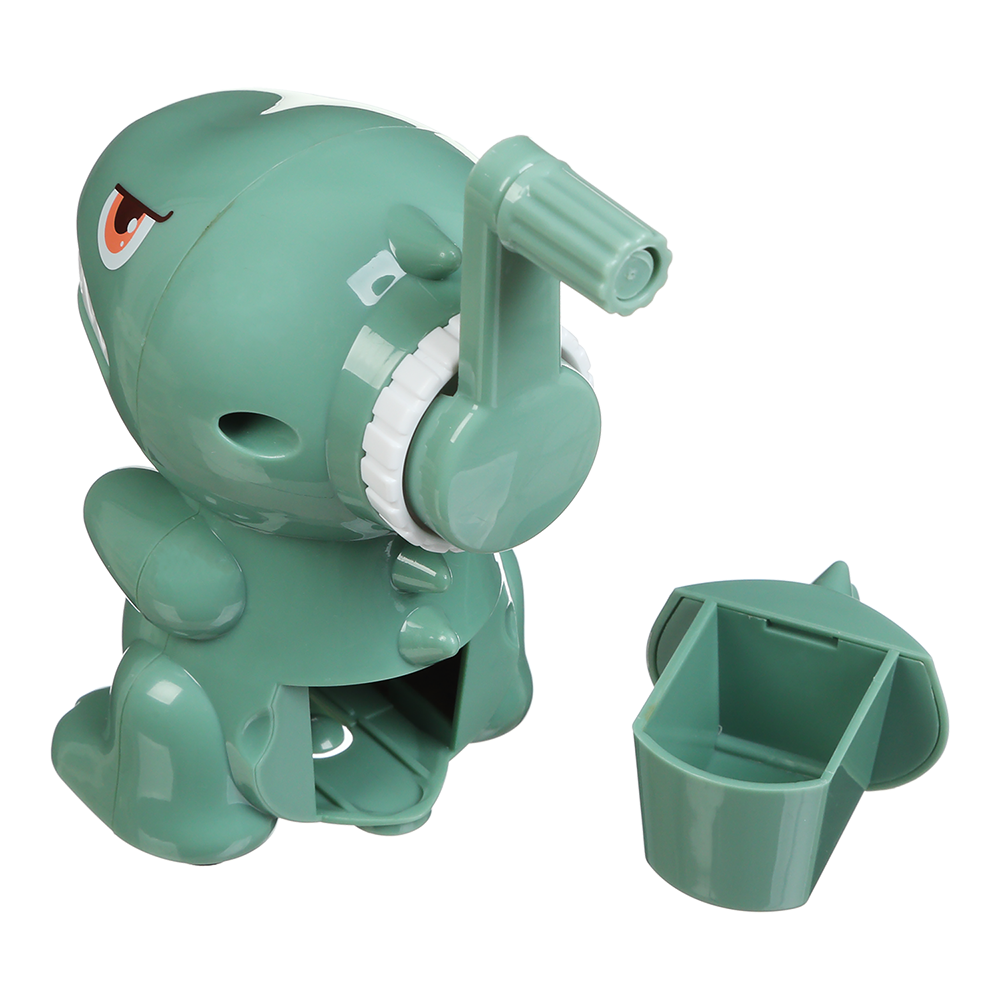 Чинка для олівців DINO, механічна, зелений, KIDS Line