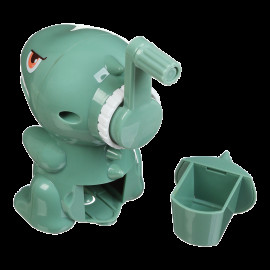 Чинка для олівців DINO, механічна, зелений, KIDS Line