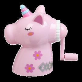 Чинка для олівців UNICORN, механічна, рожевий, KIDS Line