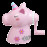 Чинка для олівців UNICORN, механічна, рожевий, KIDS Line