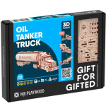 Бензовоз механічна дерев'яна 3D-модель