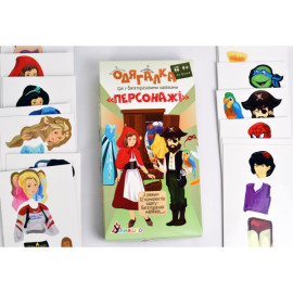 Гра навчальна з багаторазовими наліпками 