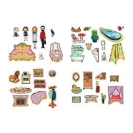 Гра навчальна з багаторазовими наліпками 