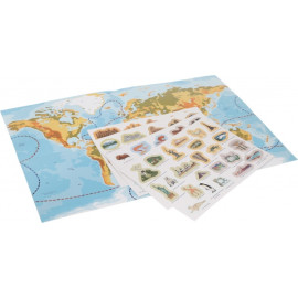 Гра навчальна з багаторазовими наліпками 