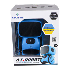 Інтерактивний робот з голосовим керуванням - AT-ROBOT (синій, озвуч.укр.)