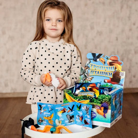 Стретч-іграшка у вигляді тварини – ТРОПІЧНІ ПТАШКИ