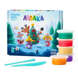 Меганабір пластиліну, що самостійно твердіє, ЛІПАКА – РІЗДВЯНІ СВЯТА