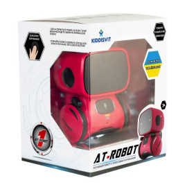 Інтерактивний робот з голосовим керуванням – AT-ROBOT (червоний, озвуч.укр.)