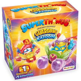 Ігровий набір SUPERTHINGS серії «Guardians of Kazoom» S2 – РЕАКТИВНИЙ ТРАНСПОРТ (транспорт, фігурка)