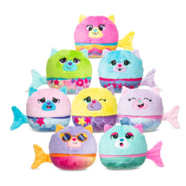 М’яка іграшка MISFITTENS W2 - КОШЕНЯ В АКВАРІУМІ (в асорт.)