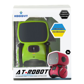 Інтерактивний робот з голосовим керуванням – AT-ROBOT (зелений, озвуч.укр.)
