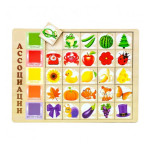 Сортер дерев'яний: Асоціації: кольори - 2. Дитяча розвиваюча гра