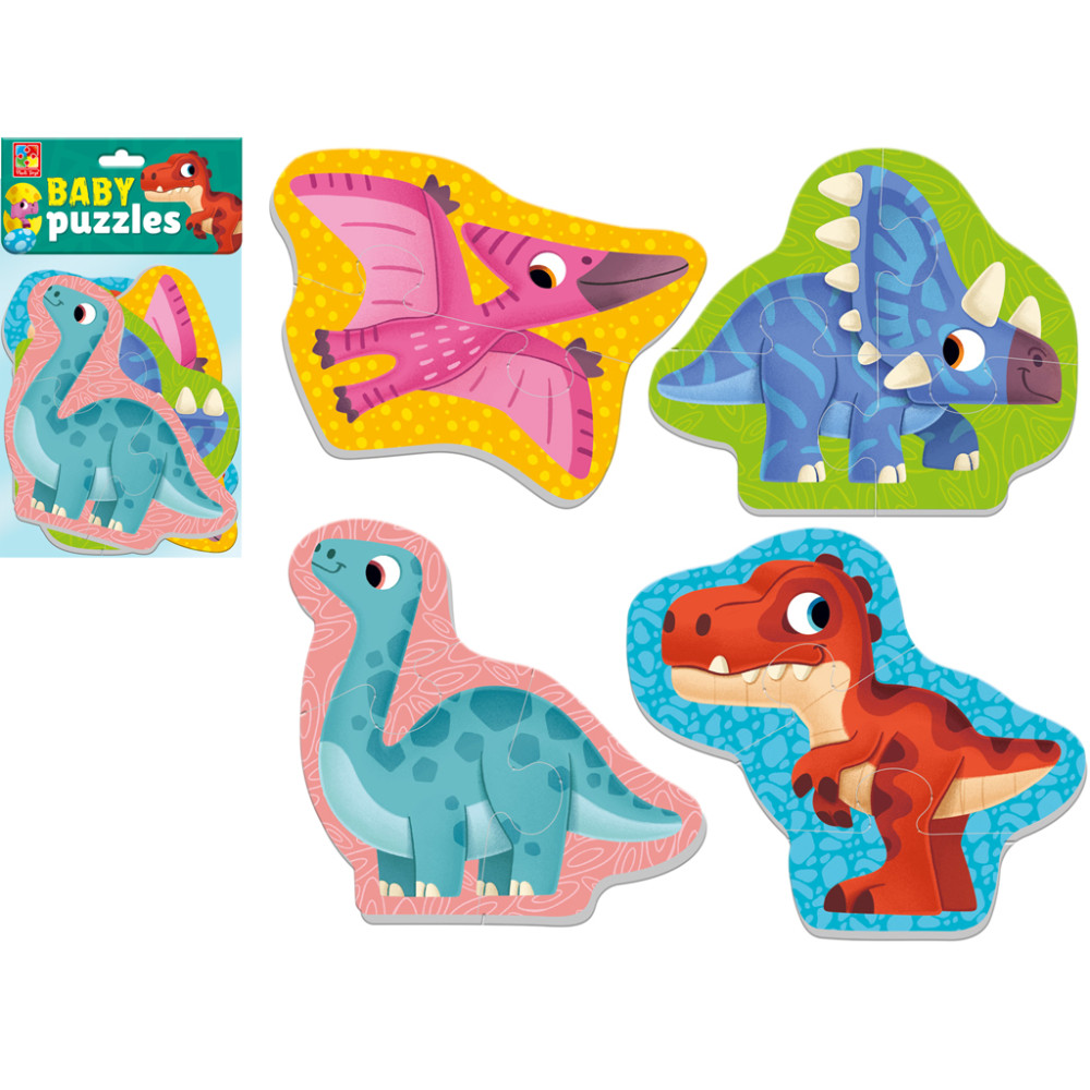 Гра розвиваюча Vladi Toys м'які бейбі пазли Малюк зможе 