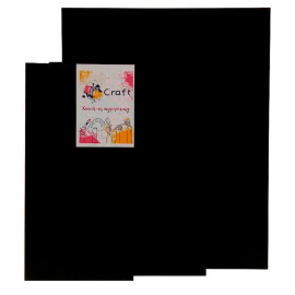 Холст на підрамнику чорний 40*40 см