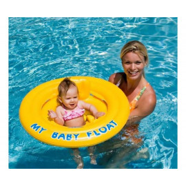 Плотик надувн. 56585 (12шт) с ножками винил, 70 см в кор.